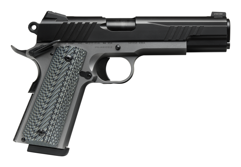 Savage Arms 1911 Government .45 ACP 5" 8+1 Pistol, Black/Stainless - 67201