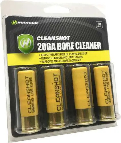 Huntego Cleanshot 20 Gauge Cleaning Rounds 4-Round - CS204S
