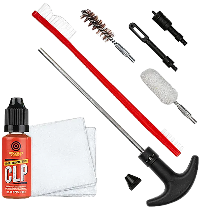 Shooter's Choice .45 Caliber Pistol Cleaning Kit - SHFSRK45