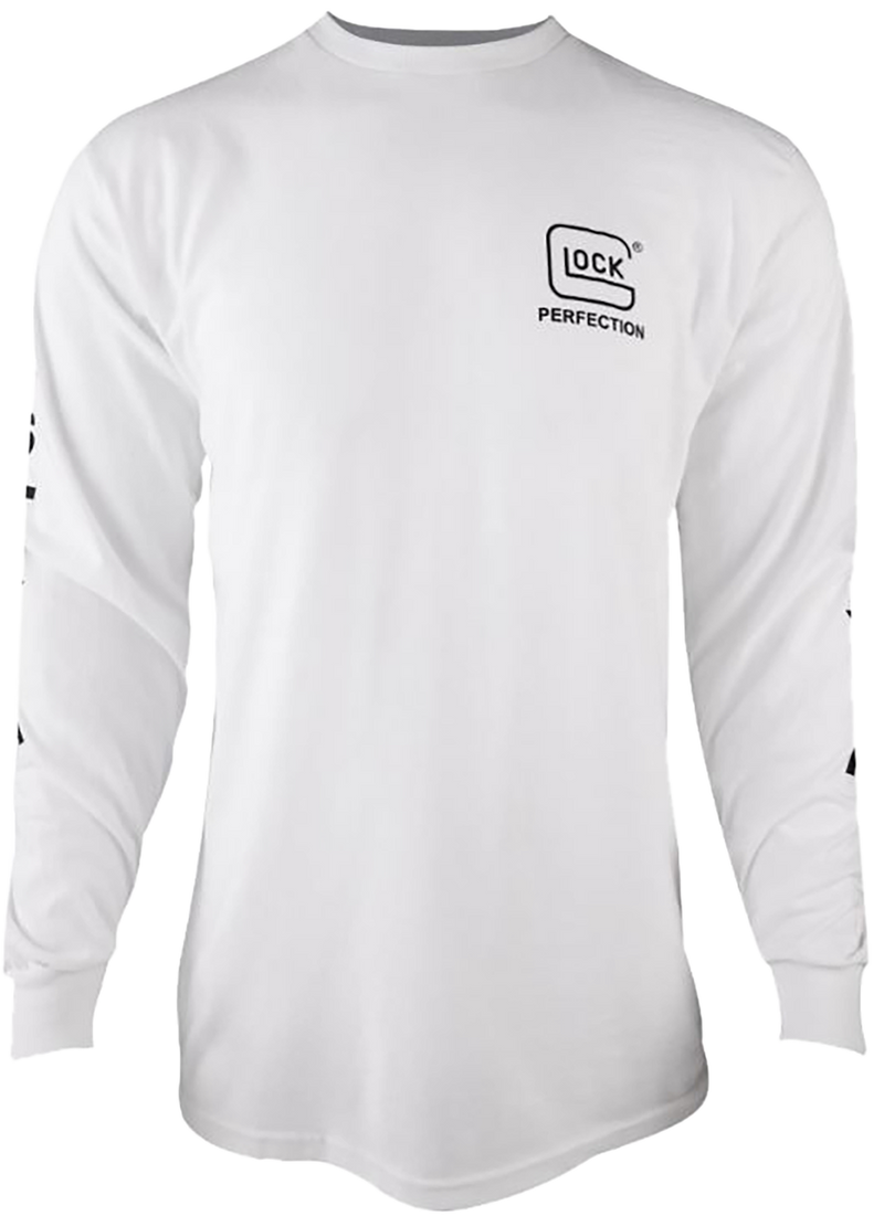 Glock Perfection Long Sleeve Tee White - AP96097