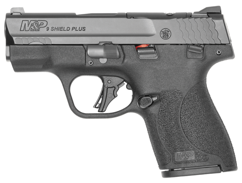 Smith & Wesson M&P9 Shield Plus 9mm 3.1" 10rd Pistol, Black Armornite - 14280