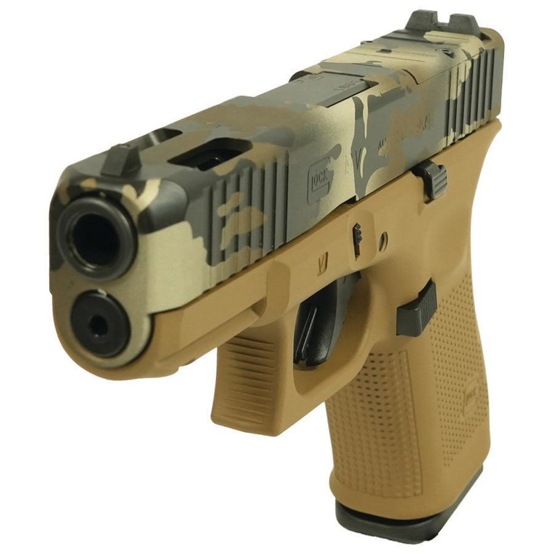 Glock 19 V-Series 9mm 4" 15rd Pistol, FDE Multi-Cam Cerakote - PV1950203