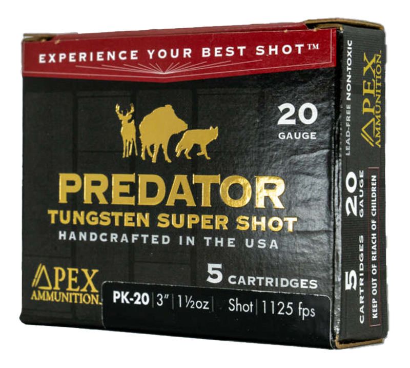 Apex Ammunition Steel 20 Gauge 3" 1.5oz #2 Shot 25 Round Box - PK20-152