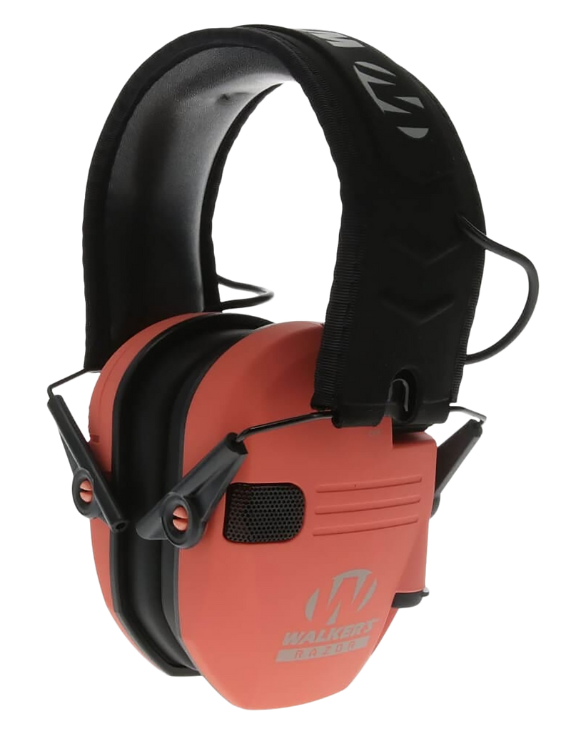 Walker's Razor Slim Electronic Muff, Coral - GWP-RSEM-COR