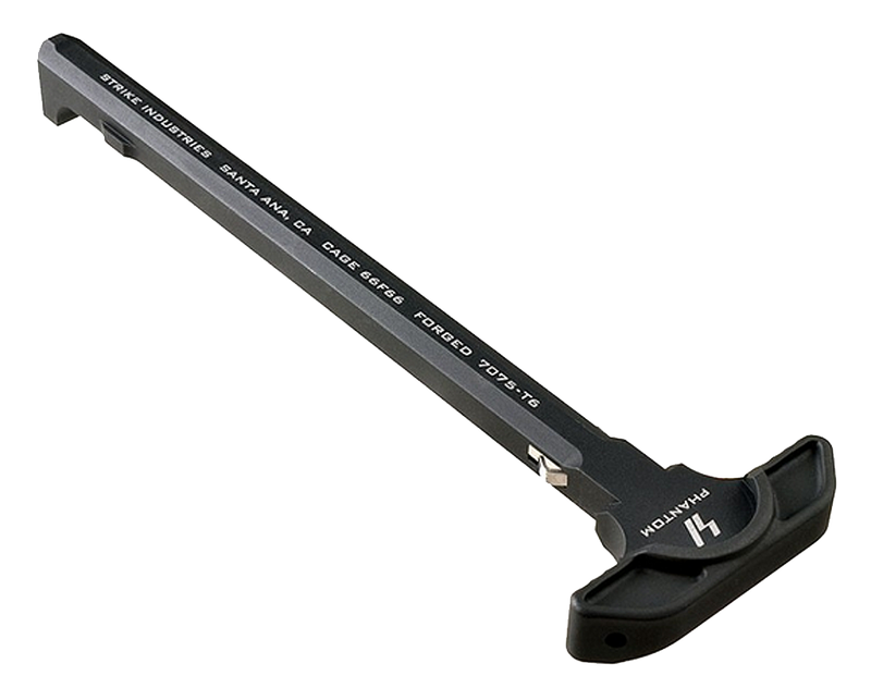 Strike Industries ARSLCHBK Latchless Charging Handle AR-15 Black Anodized Aluminum