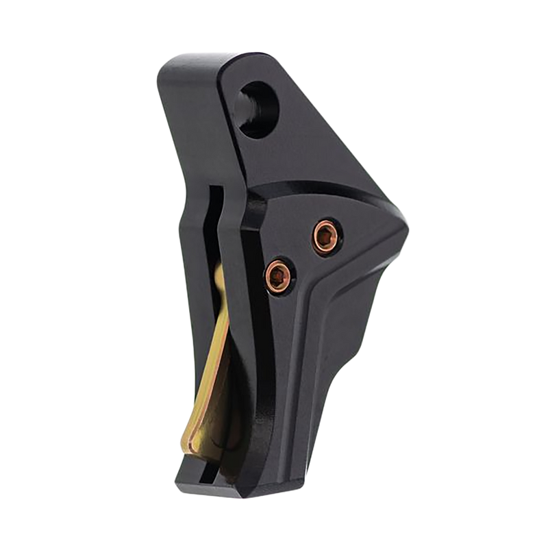 Tyrant CNC I.T.T.S Trigger/Shoe, Black - TDG43TRIGBLACKGOLD