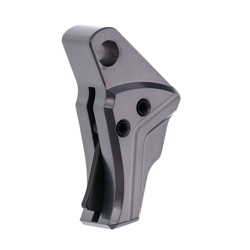 Tyrant CNC I.T.T.S Trigger, Grey/Black Fits Glock Gen3-4 - TDGTRIG34GREYBLACK