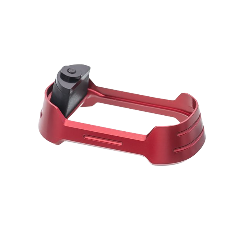 Tyrant CNC Magwell Fits Glock 43x/48 Red Aluminum - TDG48MWRED