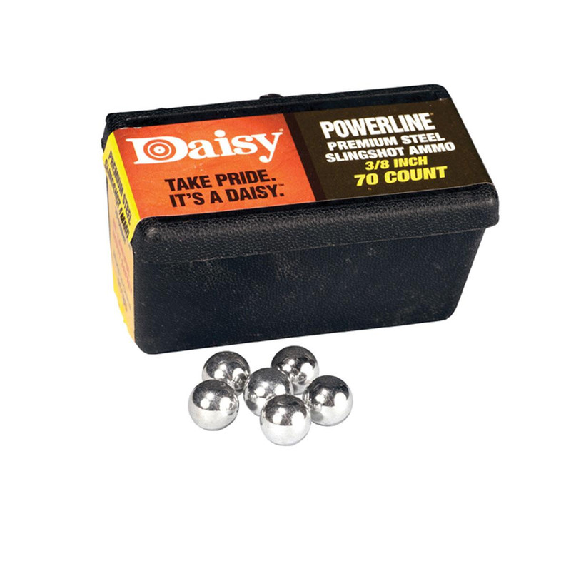 Daisy 3/8" Steel Slingshot Ammo 70 Count - 8183