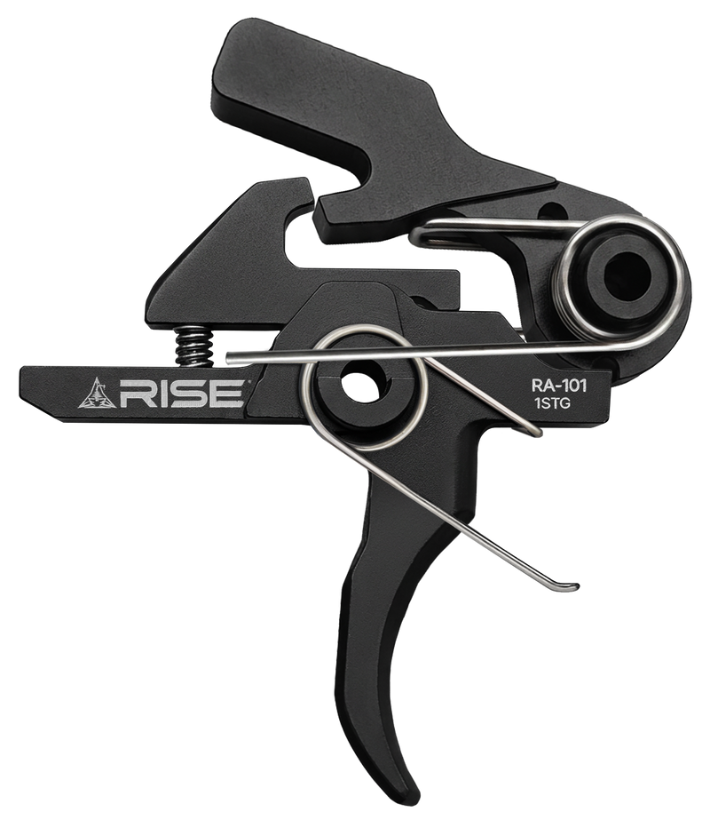 Rise Armament RA-101 Single Stage AR Trigger, Curved, 4 lb, Black Nitride - RA101