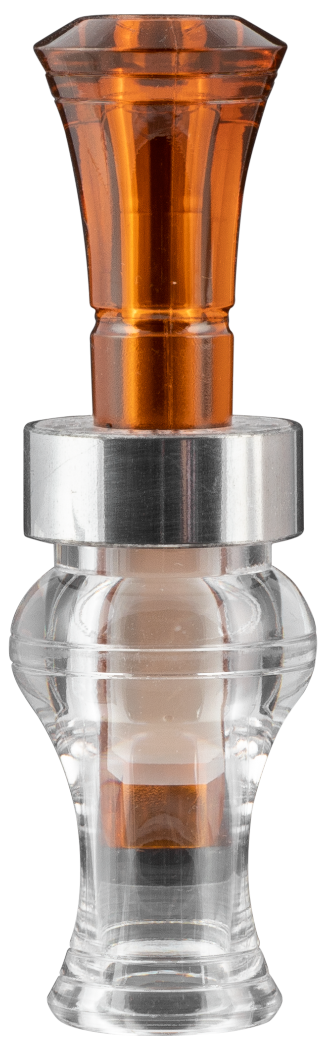 Echo Calls Timber Bourbon & Water Double Reed Mallard Duck Call, Brown/Clear - 77806