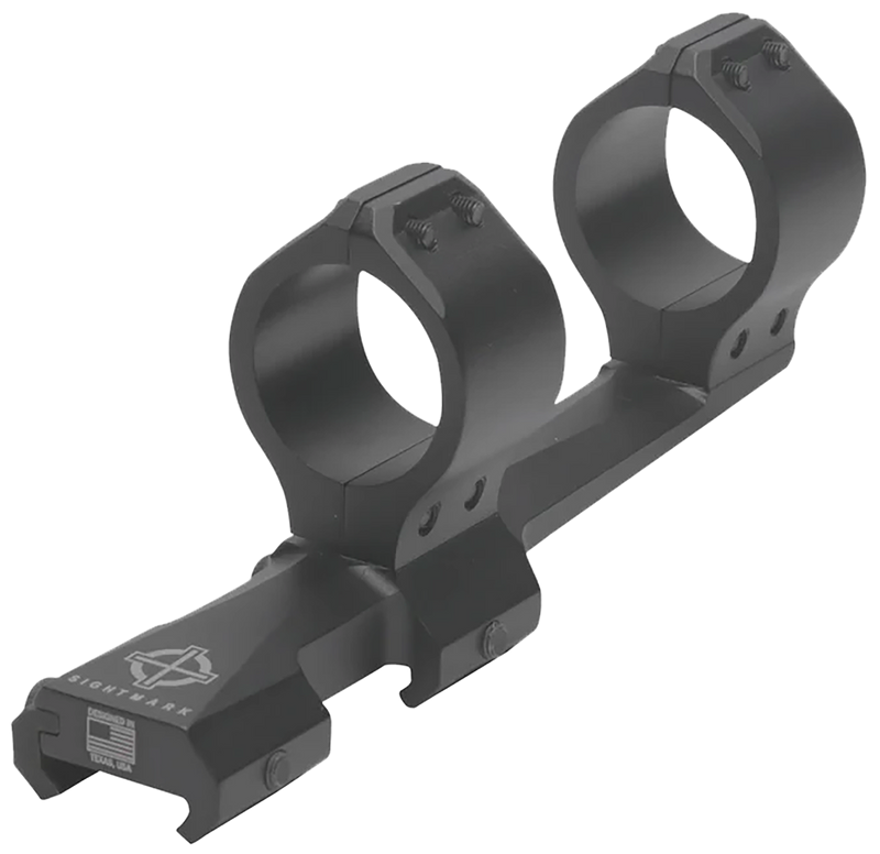 Sightmark Tactical 30mm Fixed Cantilever Scope Mount/Ring Combo, Matte Black - SM34019