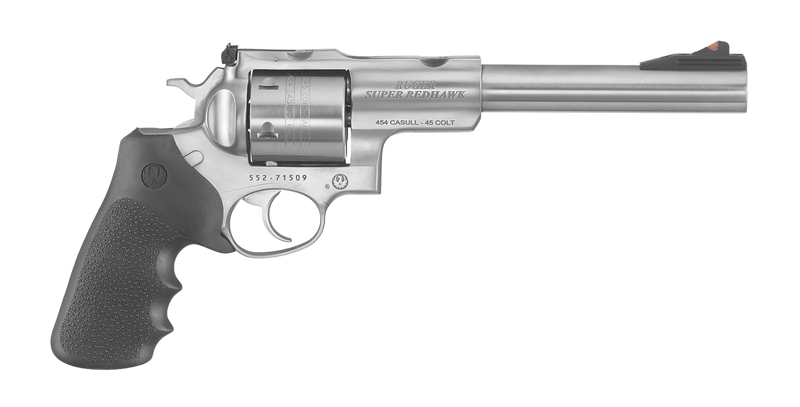 Ruger Super Redhawk 454 Casull 6rd 7.5" Revolver, Satin Stainless - 5505