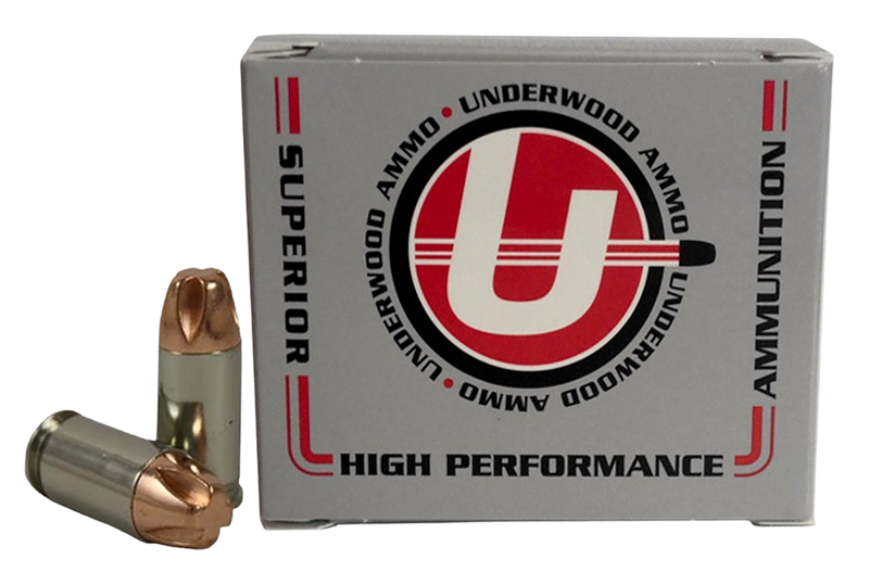 Underwood Ammo 380 ACP +P 90gr Xtreme Penetrator Handgun Ammo, 20rd Box - UA 641