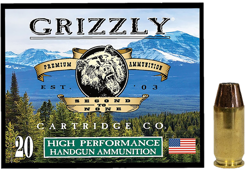 Grizzly Ammo 45 ACP+P 230gr Jacketed Hollow Point Handgun Ammunition - GC45A+P8
