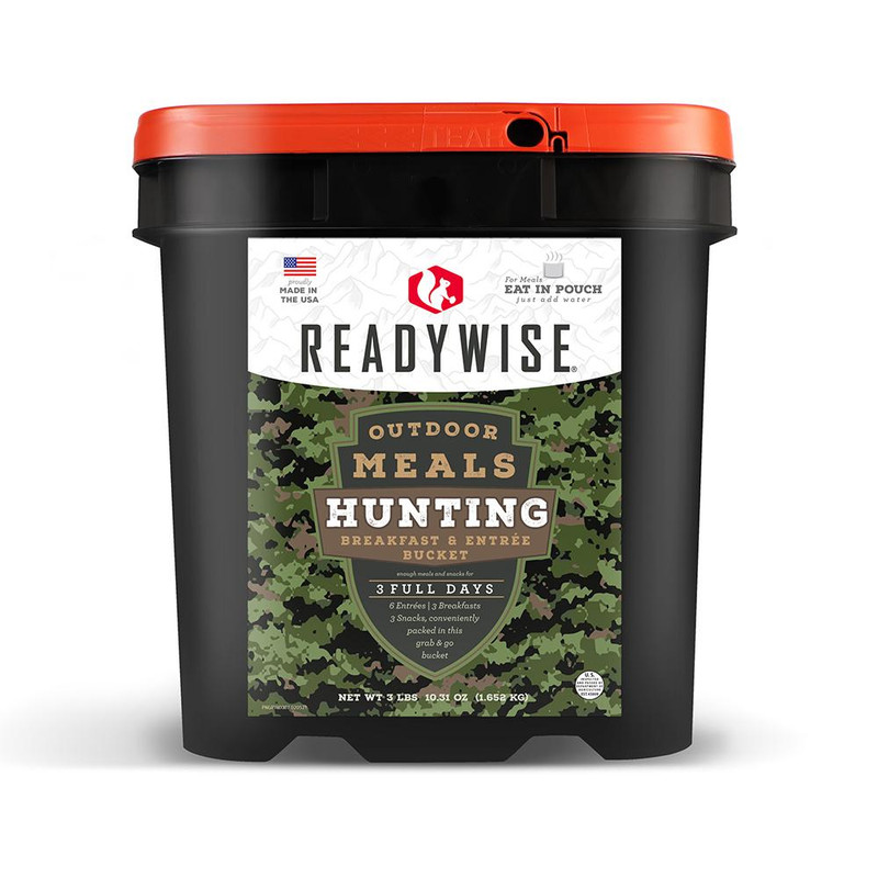 ReadyWise Hunting Bucket Outdoor Meals, Assorted - RW05-932