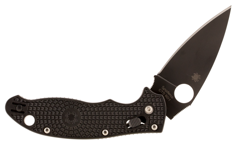 Spyderco Manix 2 Lightweight Folding Knife, Black - C101PBBK2