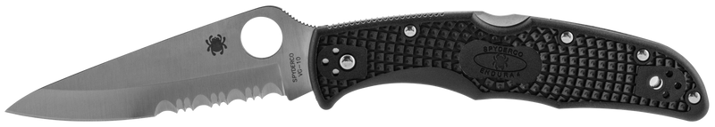 Spyderco Endura 4 Lightweight Folding Knife, Black - C10PSBK