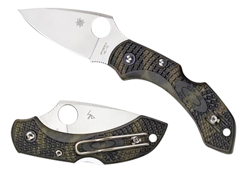 Spyderco Dragonfly 2 Folding Knife, Zome Green - C28ZFPGR2