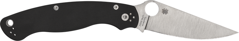 Spyderco Military 2 Folding Knife, Black - C36GPLE2