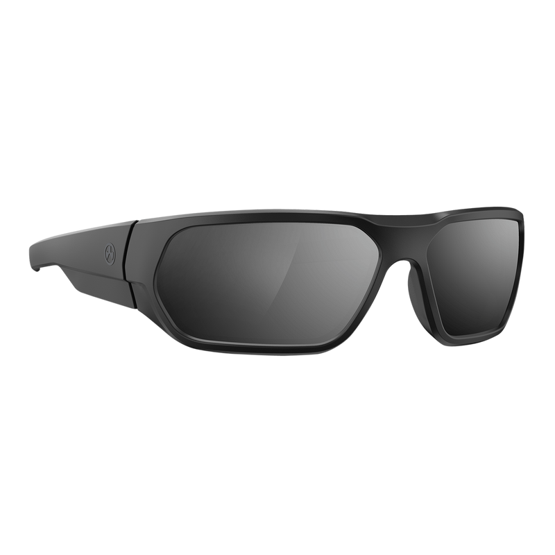 Magpul Radius Eyewear Adult Gray Silver Mirror Polycarbonate Black Frame - MAG1145-1-001-1110