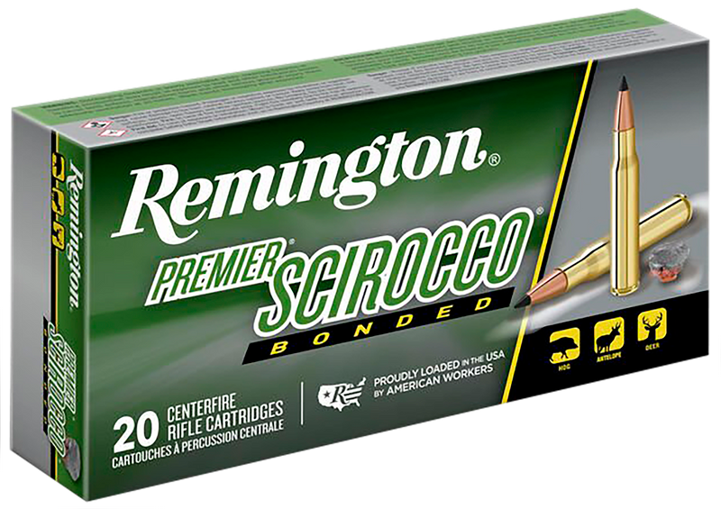 Remington Premier Scirocco Bonded 300 Win Mag 180gr Rifle Ammunition, 20/Box - 29330