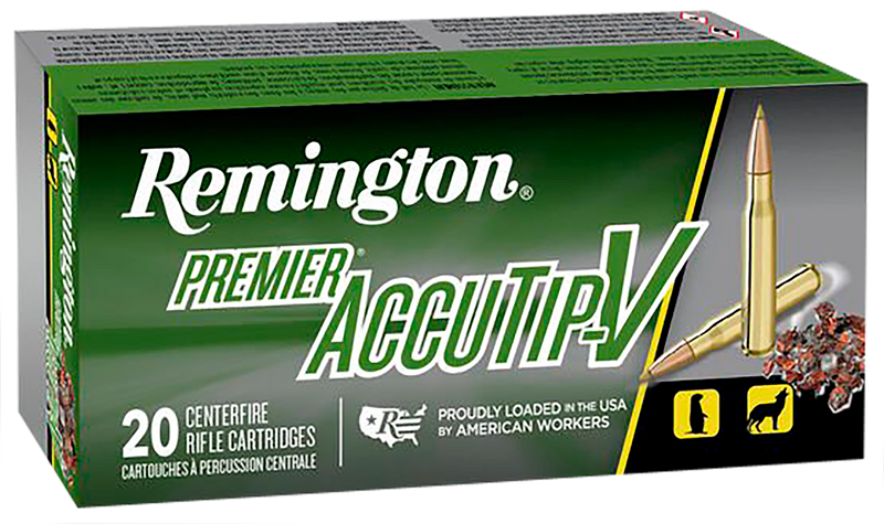 Remington Premier AccuTip-V .204 Ruger 32gr Rifle Ammunition 20/Box - 29218
