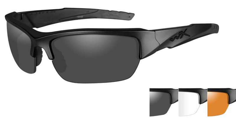 Wiley X Valor Safety Glasses, Matte Black - CHVAL06