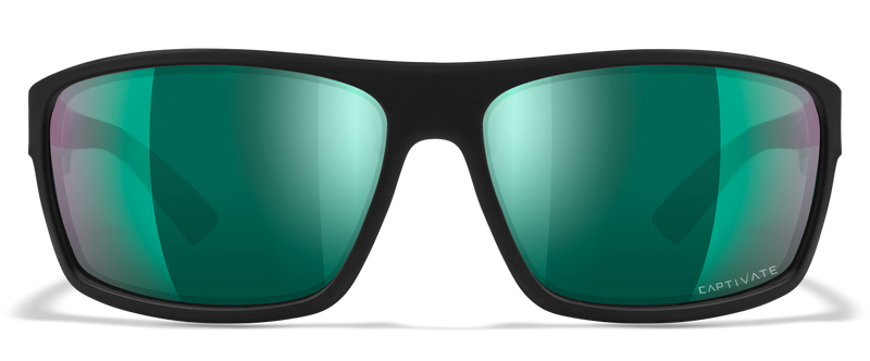 Wiley X Peak Captivate Green Mirror/Matte Black - ACPEA07