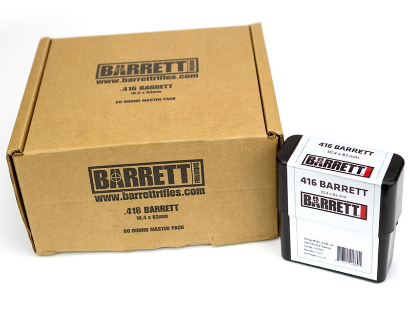 Barrett 416 Barrett 452gr MTAC 80rd Rifle Ammo - BARR 17221
