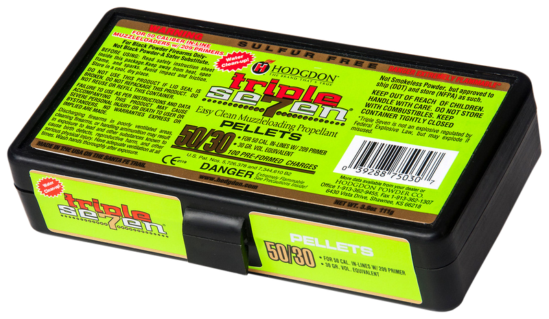 Hodgdon Triple Seven Pellets 50 Caliber 30 Grain - T75030