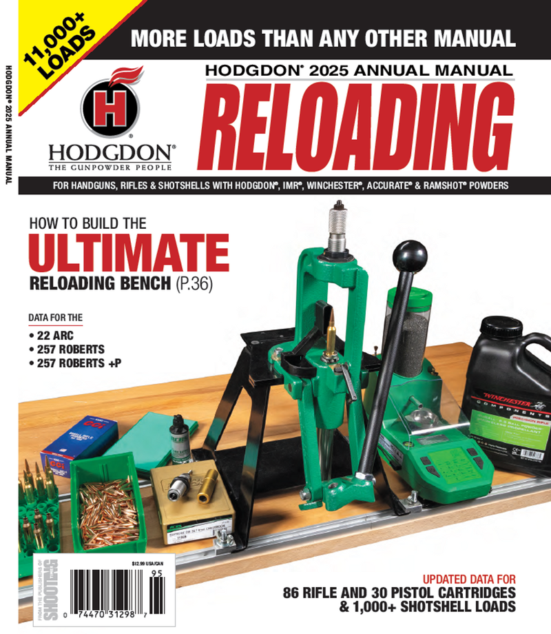Hodgdon 2025 Annual Reloading Manual - AM25