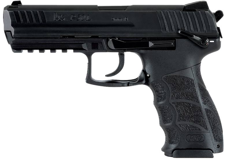 Heckler & Koch P30L S V3 9mm 4.45" 15rd Pistol, Black - 81001098