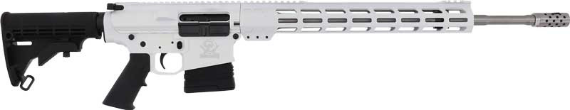 Great Lakes Firearms AR-10 6.5 Creedmoor 20" 10rd Rifle, White/Stainless - GL1065SSWHT