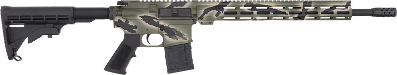 Great Lakes Firearms AR-15 450 Bushmaster 18" 5rd Rifle, Pursuit Green Camo - GL15450PGRN