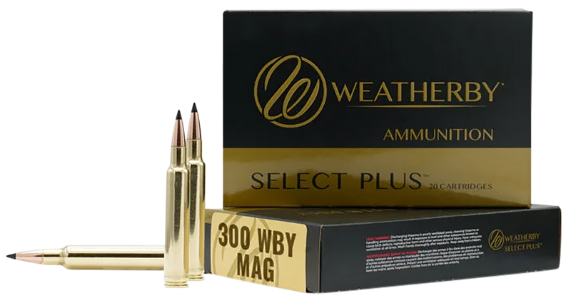 Weatherby Select Plus 300 Weatherby Magnum 200gr Hornady ELD-X Rifle Ammunition - H300200ELDX