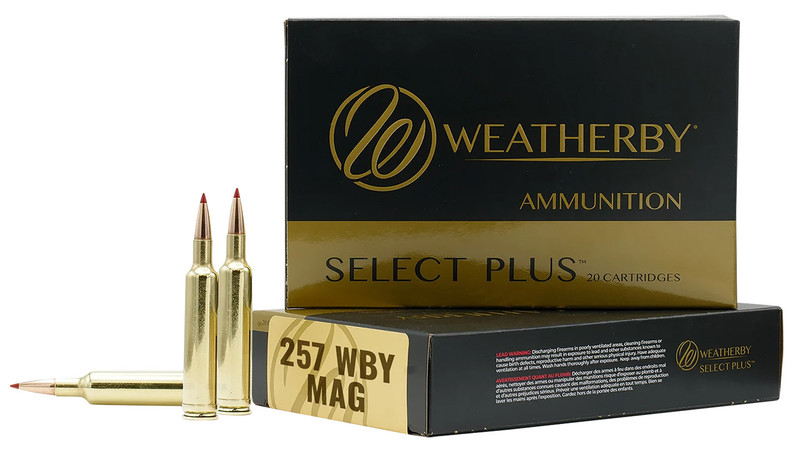 Weatherby 257 WBY Mag 115gr BST Select Plus Rifle Ammo, 20rd Box - N257115BST