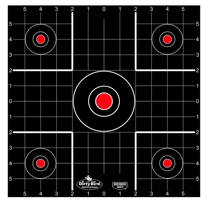 Birchwood Casey Dirty Bird Bullseye Tagboard Target 12" - 35270