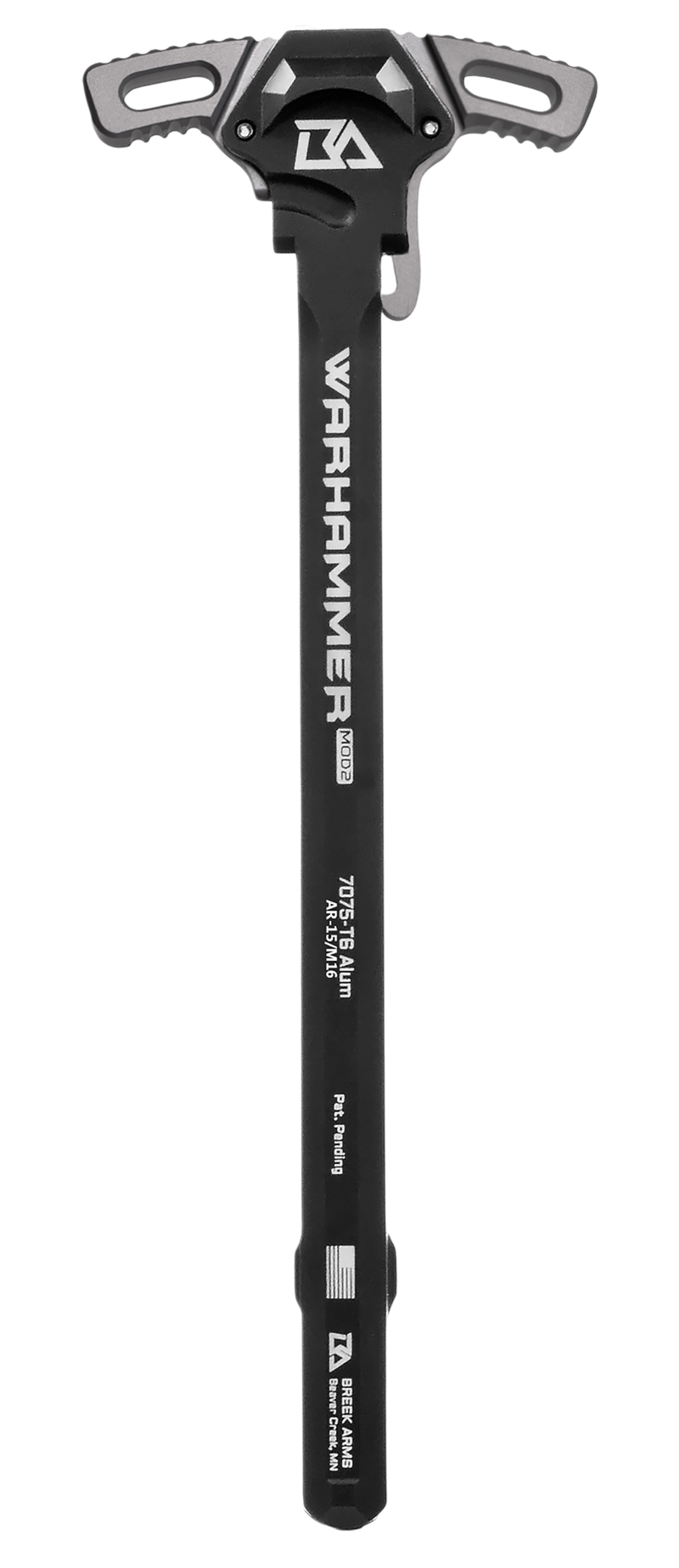 Breek Arms BRK555MGRAY Warhammer Mod2 Mil Spec AR15/M16 Rifles Gray 7075-T6 Aluminum Ambidextrous