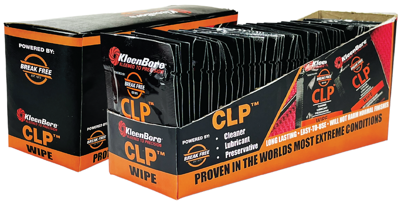 Kleen-Bore BreakFree CLP Wipes, 50 Pack - KBBFCASE