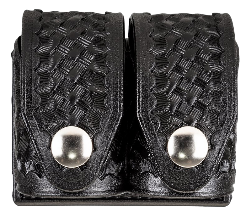HKS SpeedLoader Case Double Medium Basketweave Black - 203BMBN