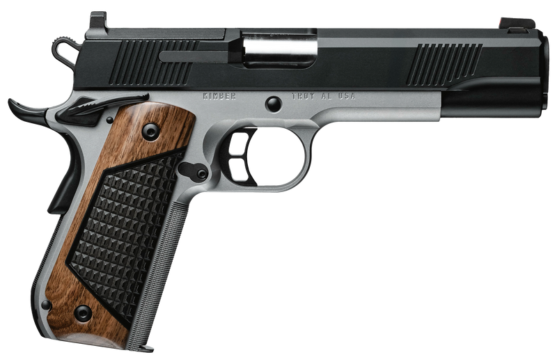 Kimber Next Gen Custom Two-Tone 1911 .45 ACP 5" 7rd Pistol, Black and Stainless - 3200400