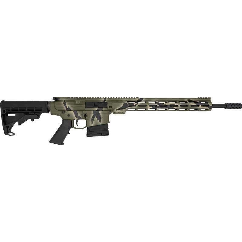 10 Ring GLFA AR-10 .308 Win 18" 10rd Rifle, Pursuit Green Camo - GL10308PGRN