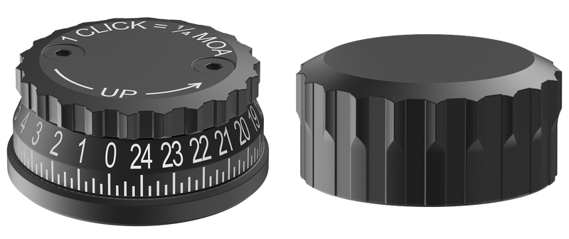 Burris Synergy Knob Advanced Capped, Black - 626401