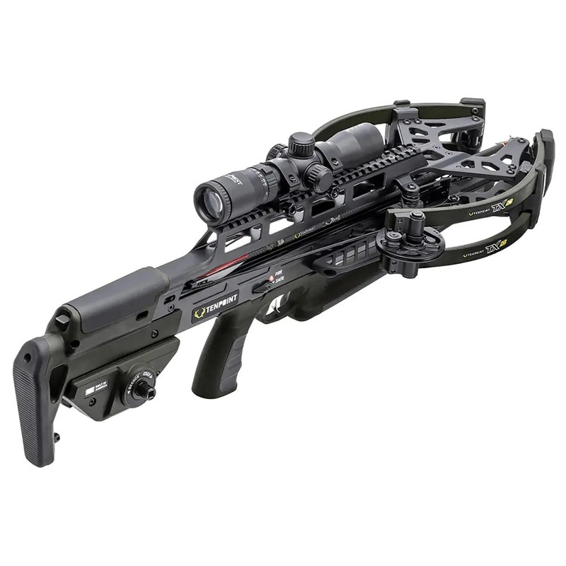 TenPoint TRX 26 Compact Reverse-Draw Crossbow ACUslide MAXX RangeMaster 100 Moss - TP CB250031849