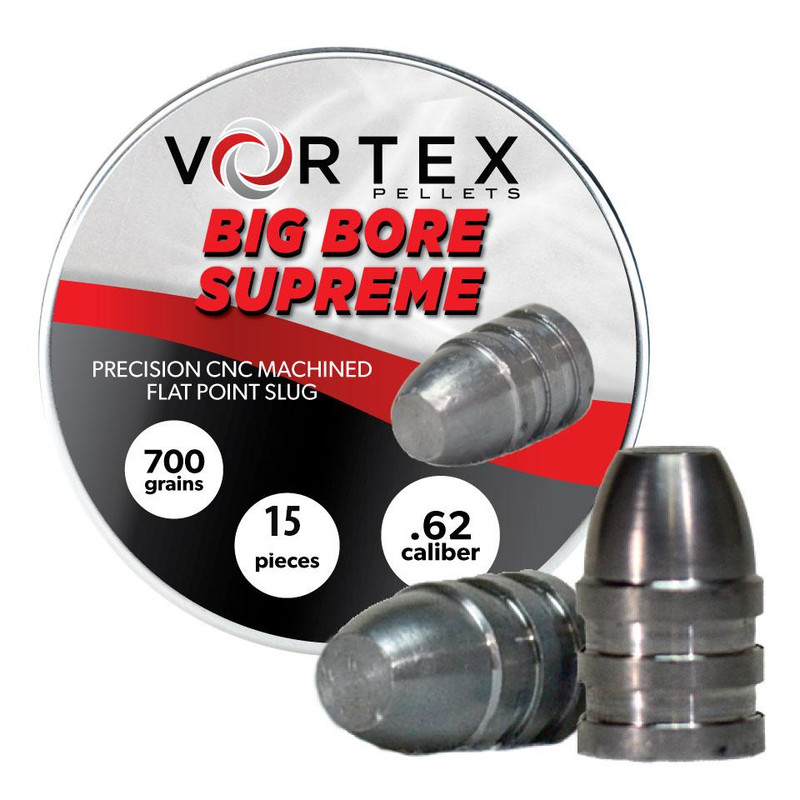 Hatsan Vortex Big Bore Supreme Air Rifle Pellets .62 Cal 700 gr 15/ct - HA90632