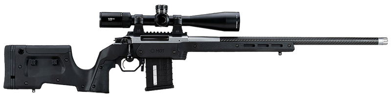 MDT XRS Chassis Black Aluminum Core with Polymer Panels, Adjustable Cheekrest, M-LOK Forend - 104690BLK