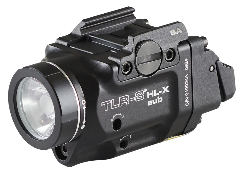 Streamlight TLR-8 HL-X Sub Weapon Light with Red Laser, Black - 69469
