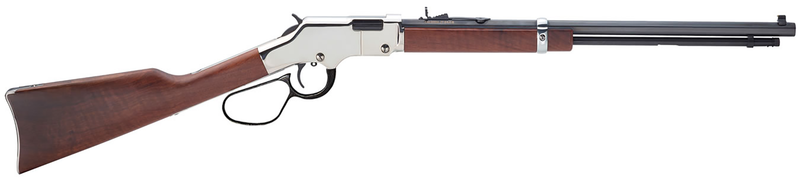 Henry Golden Boy Silver .22 LR 20" 16rd Lever Action Rifle, Nickel/Walnut - H004SL