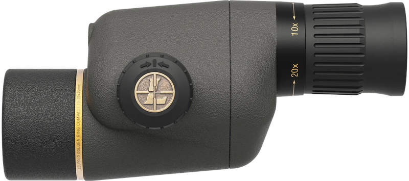 Leupold Gold Ring Compact 10-20x40mm Straight Body Spotting Scope, Shadow Gray - 120374